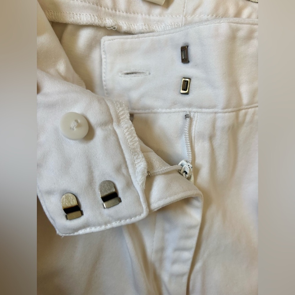 J Jill White Crop Dress Pant Cotton - Picture 2 of 7